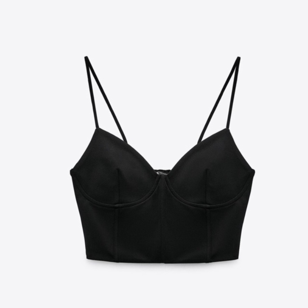 Zara bustier cami style top